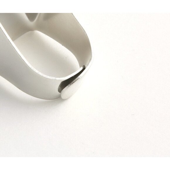 Royal Blue Flower Ring Adjustable Chrysanthemum Ring - more colours available - Picture 3 of 6